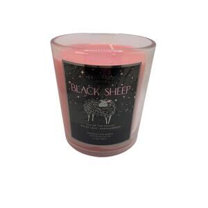 Fragrant Jewels Black Sheep Sandalwood Scented Candle 11oz Pink Jar 2-Wick